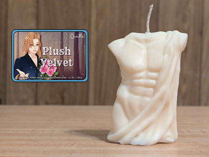 Plush Velvet Masculine Body Candle