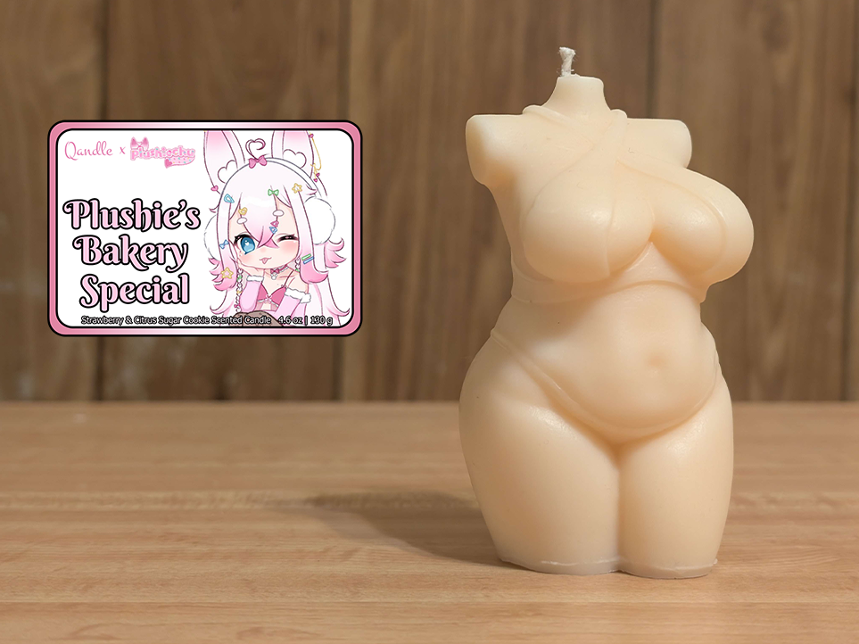 Plushie's Bakery Special Curvy Body Candle