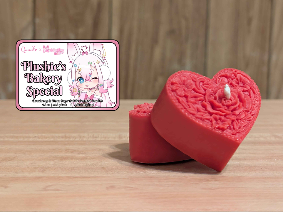 Plushie's Bakery Special Heart Candles