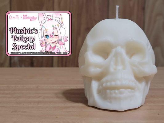 Plushie's Bakery Special Skull Candle