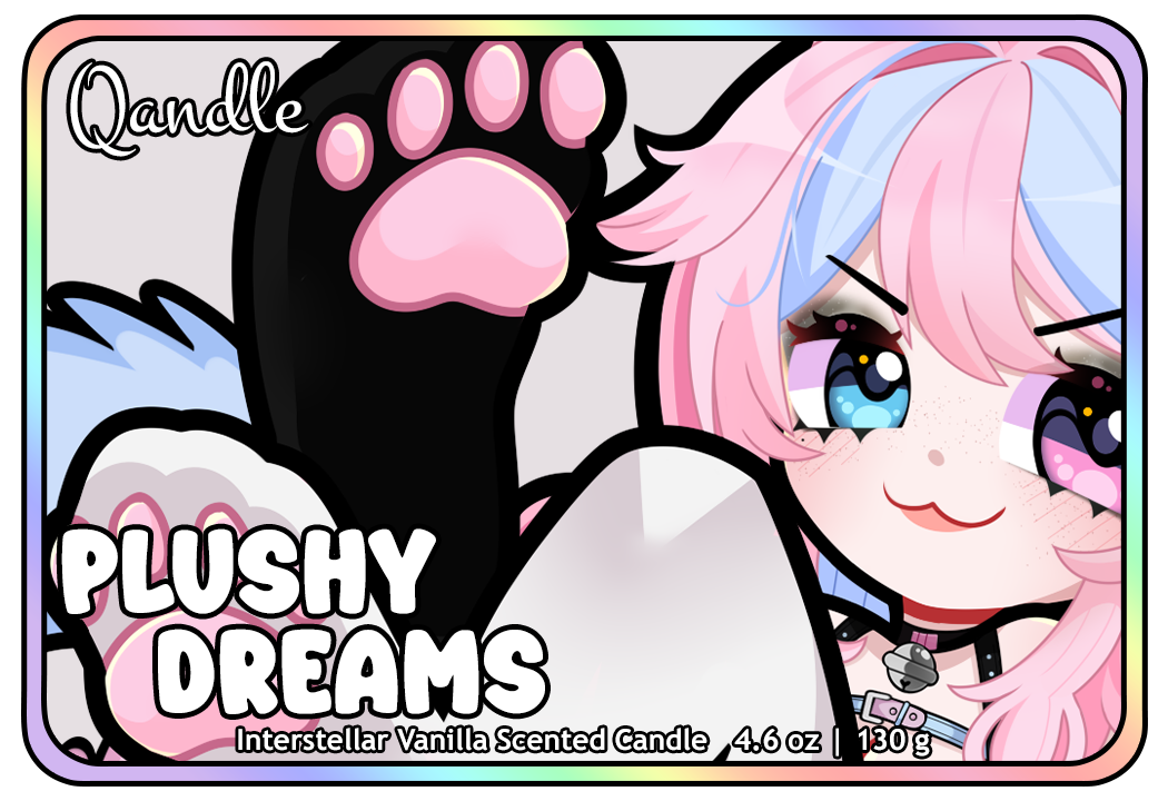 Plushy Dreams Curvy Body Candle