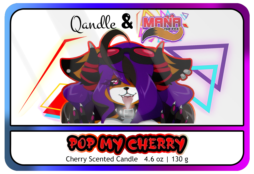 Pop My Cherry Curvy Body Candle