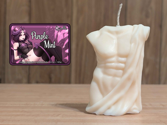 Purple Mint Masculine Body Candle