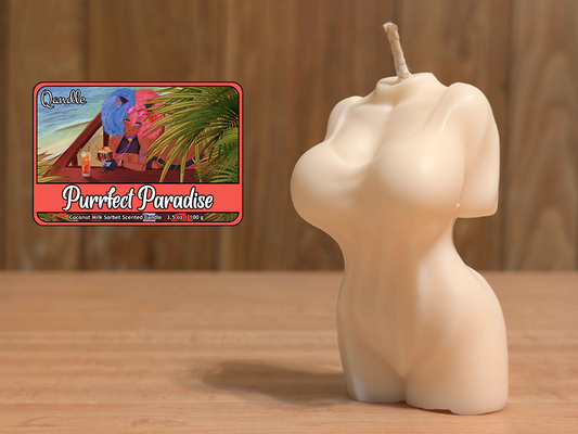 Purrfect Paradise Feminine Body Candle