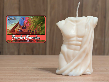 Purrfect Paradise Masculine Body Candle