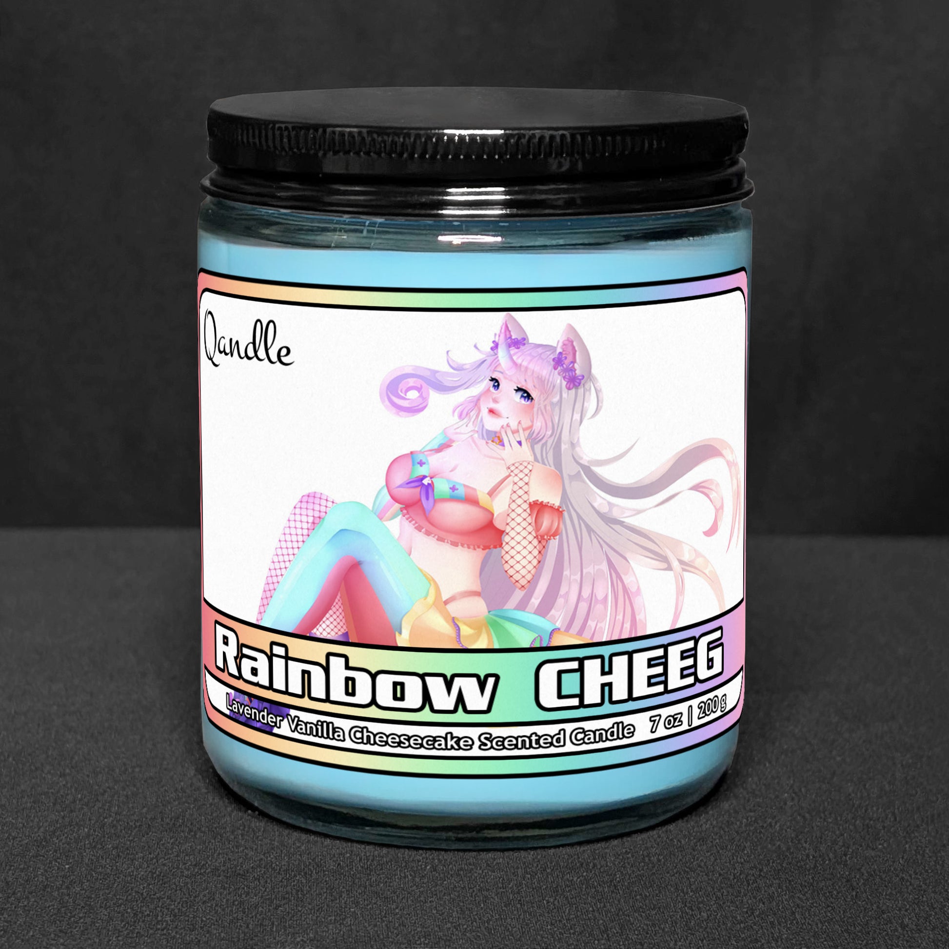 Rainbow CHEEG Candle
