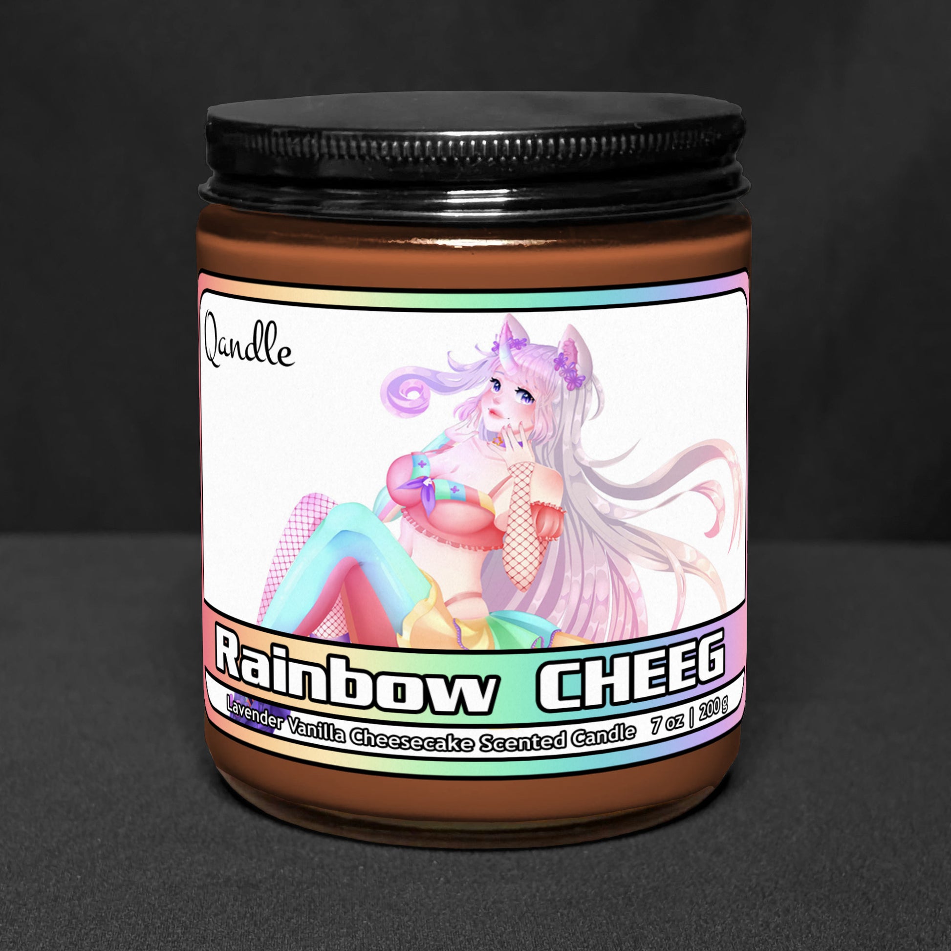 Rainbow CHEEG Candle
