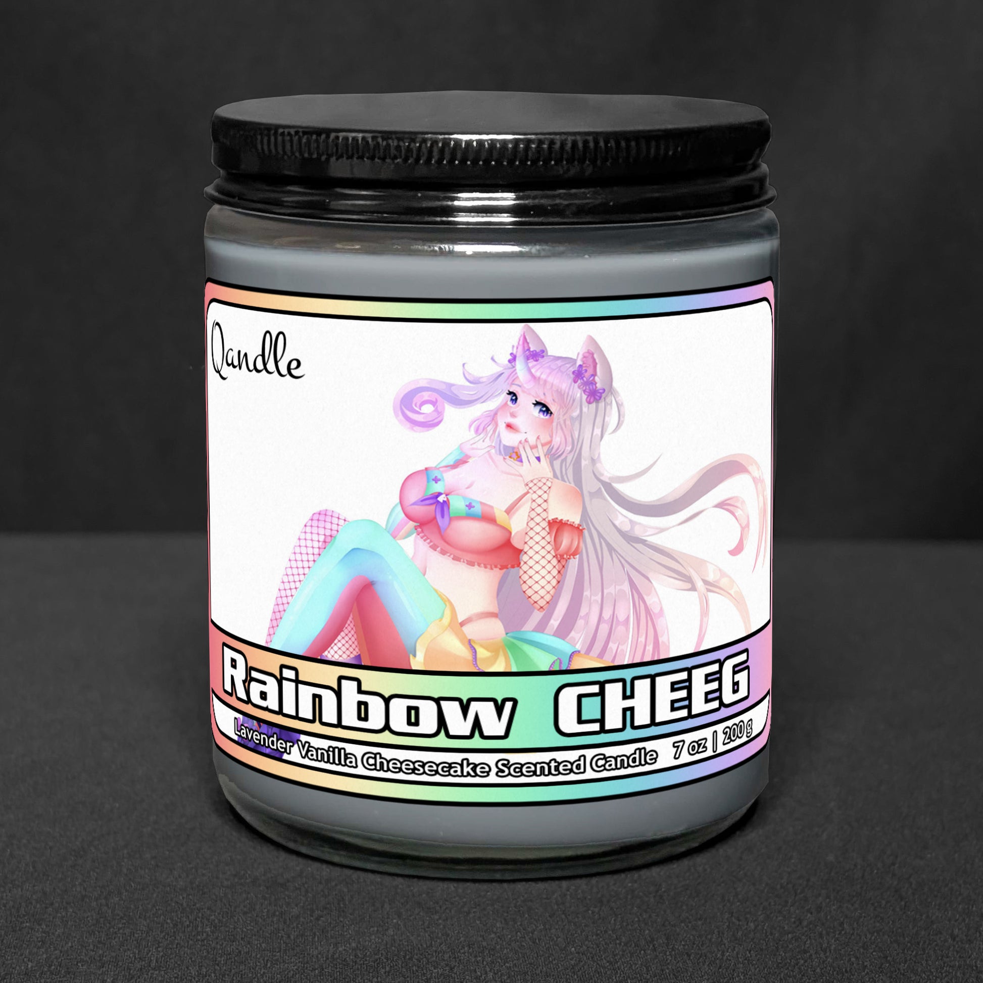 Rainbow CHEEG Candle