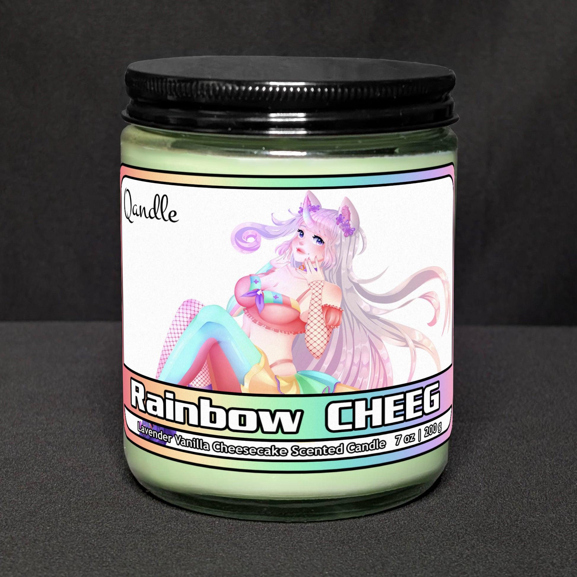 Rainbow CHEEG Candle