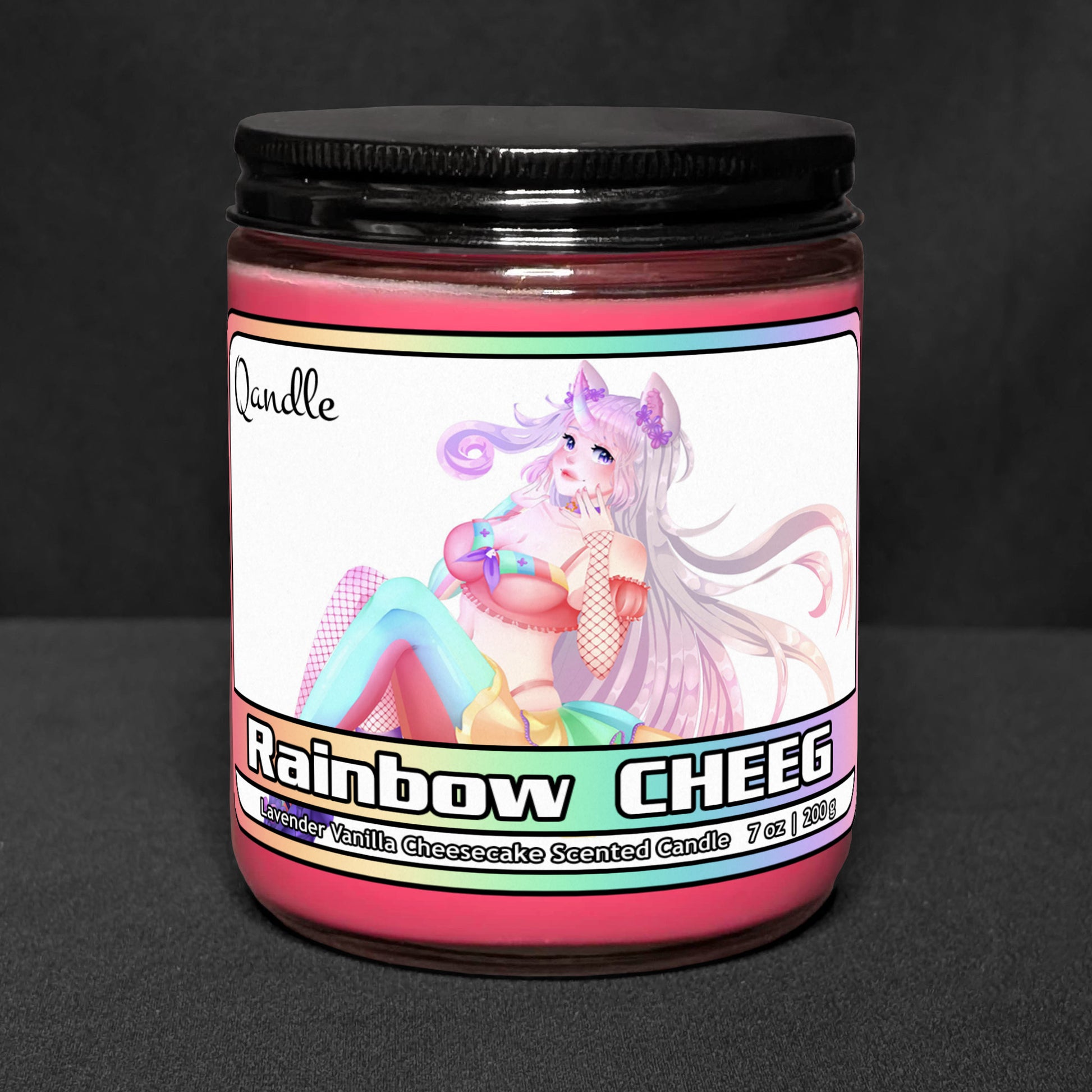 Rainbow CHEEG Candle