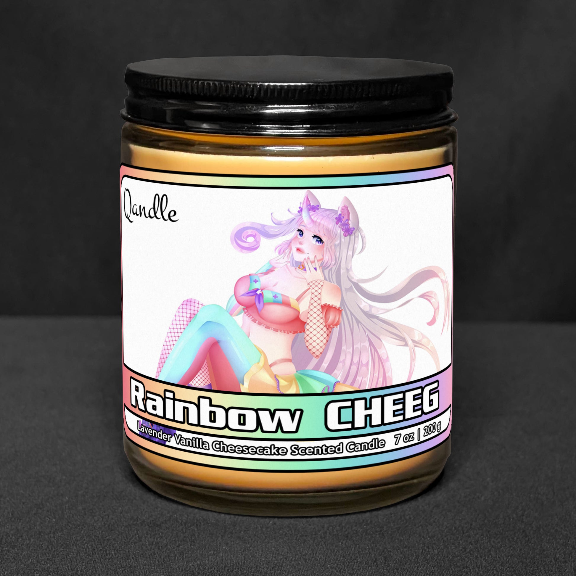 Rainbow CHEEG Candle