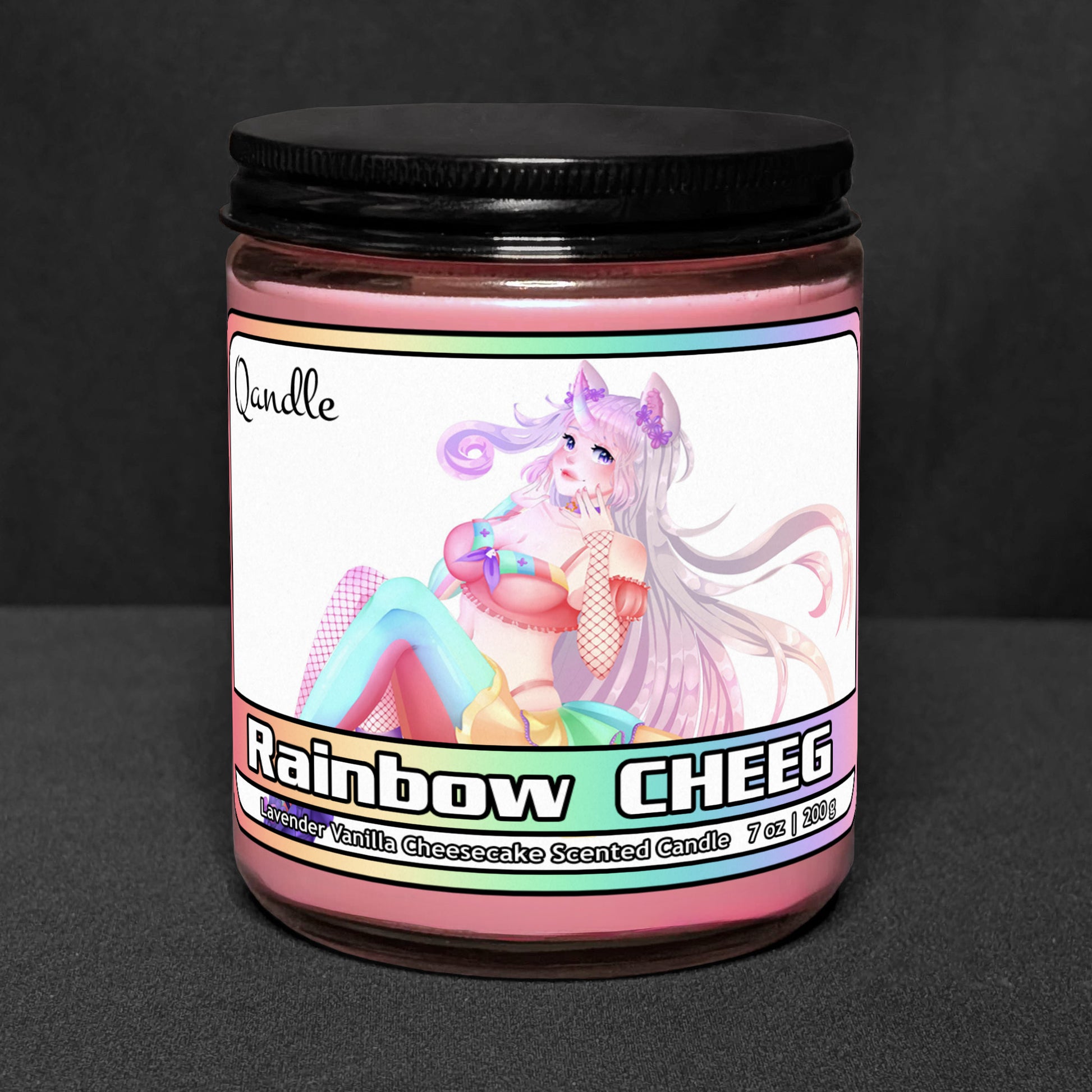 Rainbow CHEEG Candle