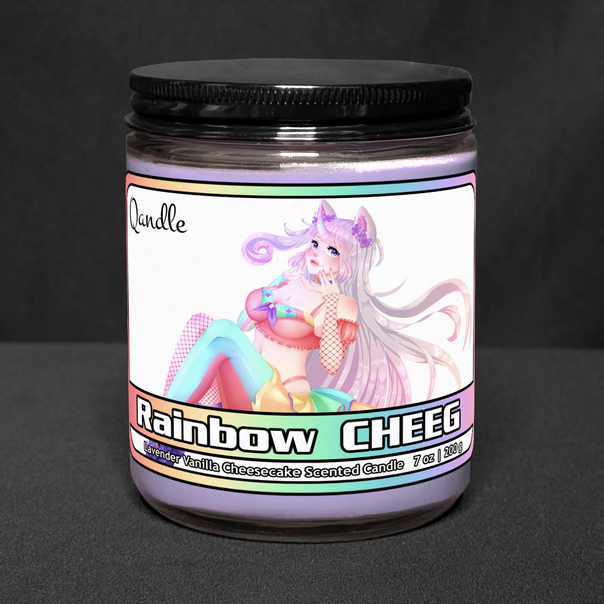 Rainbow CHEEG Candle
