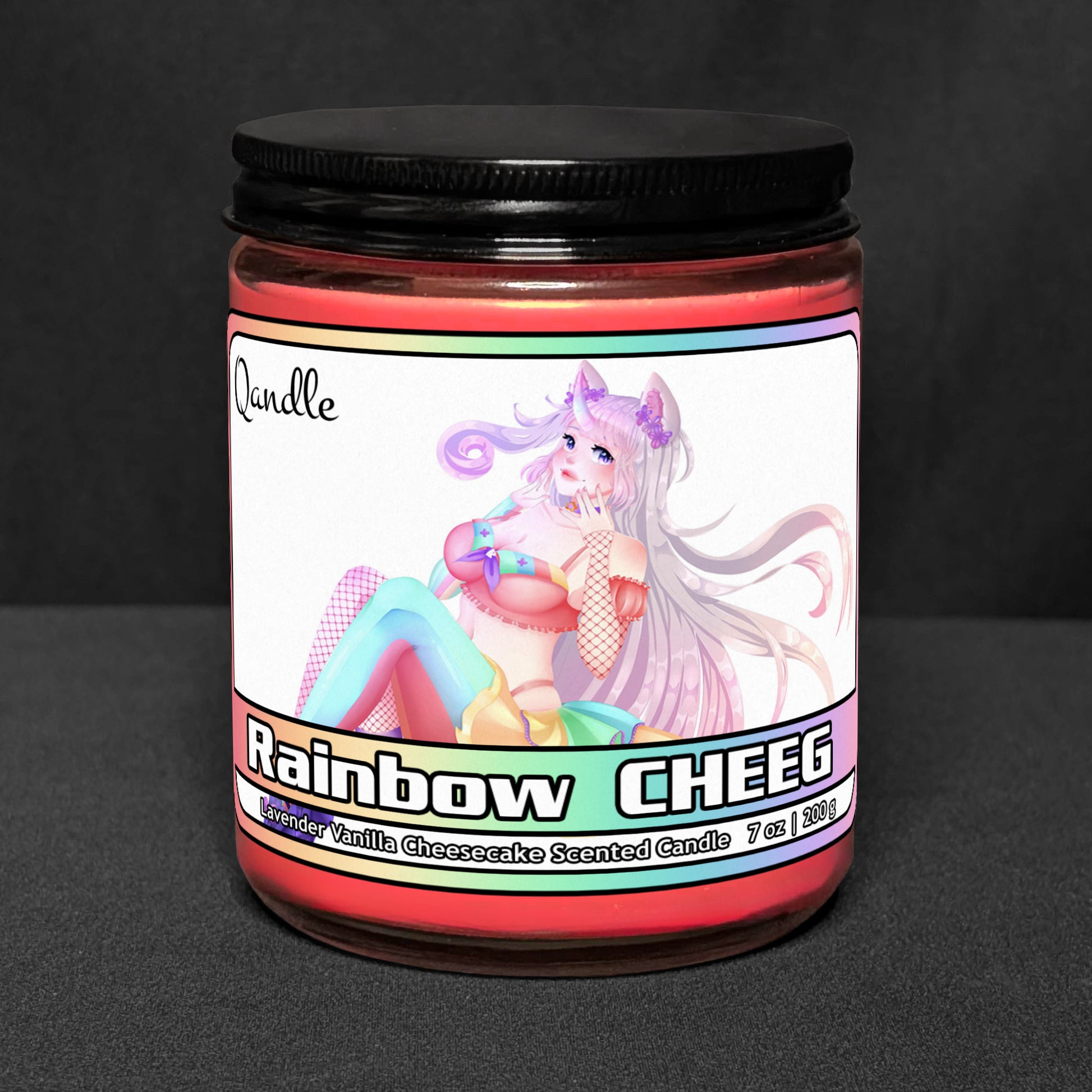 Rainbow CHEEG Candle