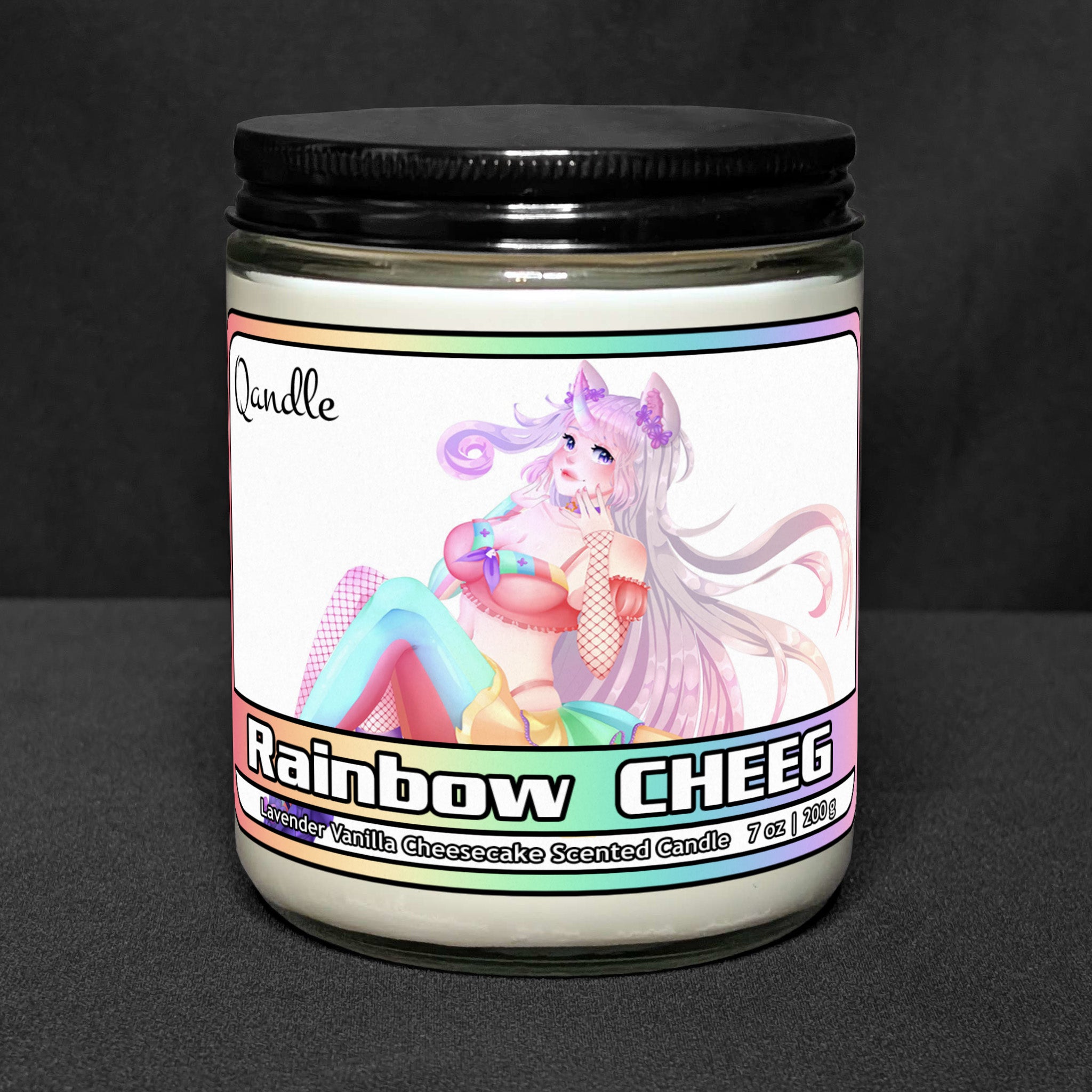 Rainbow CHEEG Candle