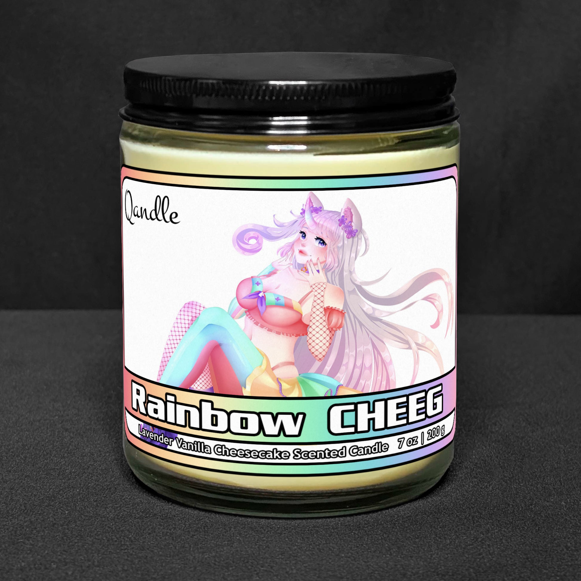 Rainbow CHEEG Candle