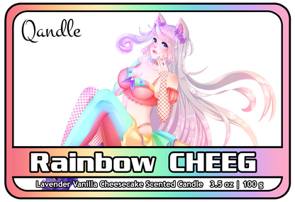 Rainbow CHEEG Feminine Body Candle