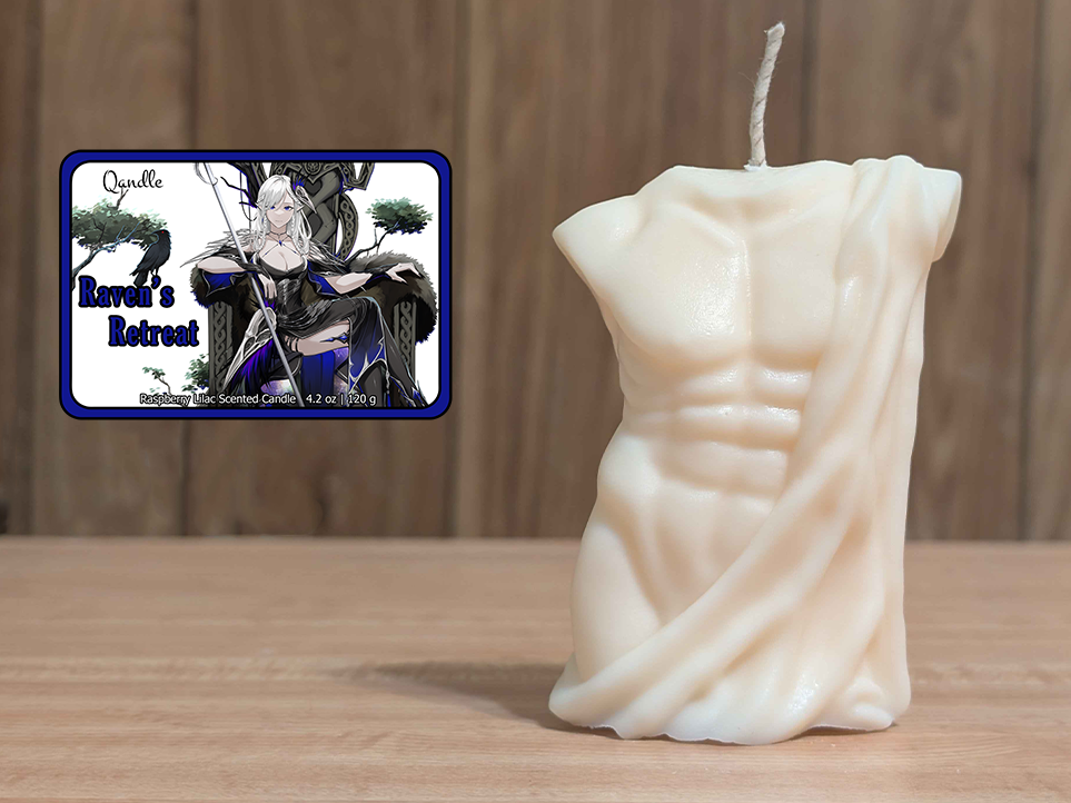 Raven's Retreat Masculine Body Candle