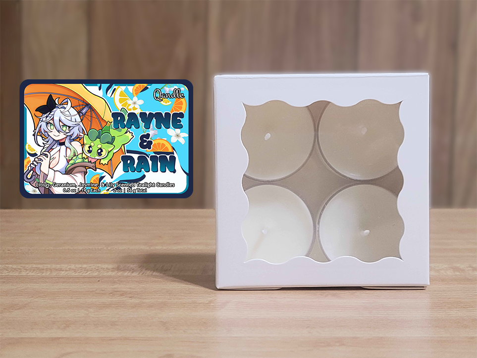 Rayne & Rain Tealight Candles