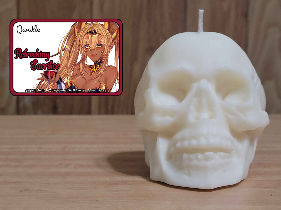 Refreshing Sacrifice Skull Candle