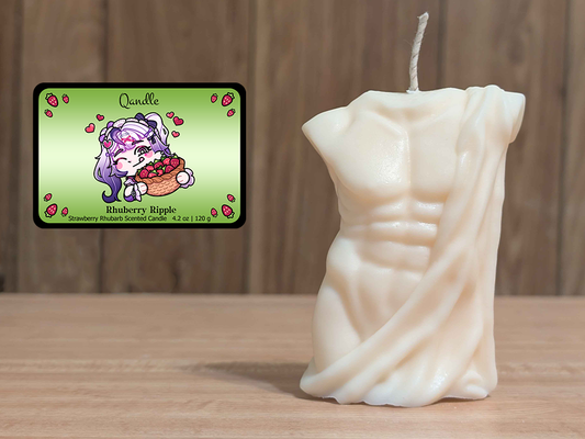 Rhuberry Ripple Masculine Body Candle