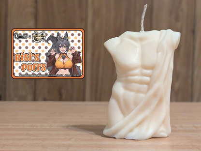 Risi's Puffs Masculine Body Candle