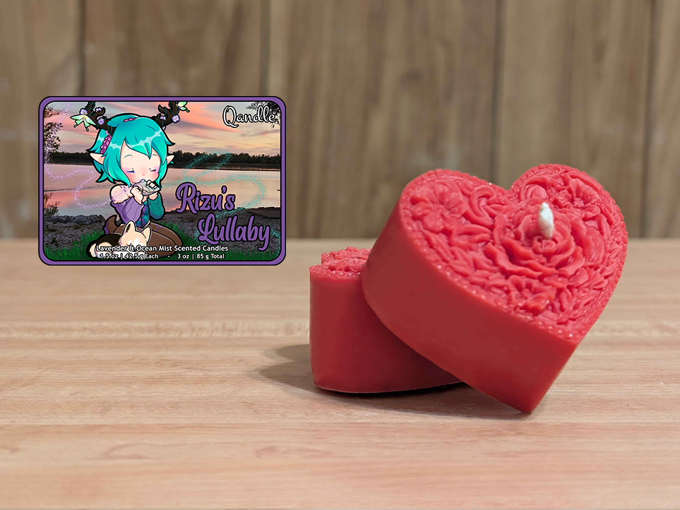 Rizu's Lullaby Heart Candles