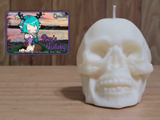 Rizu's Lullaby Skull Candle