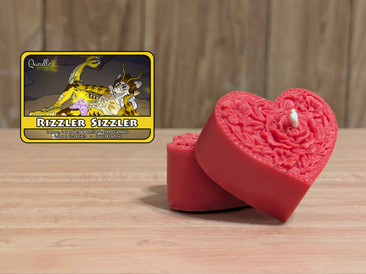 Rizzler Sizzler Heart Candles