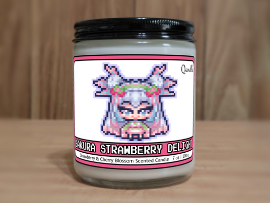 Sakura Strawberry Delight Candle