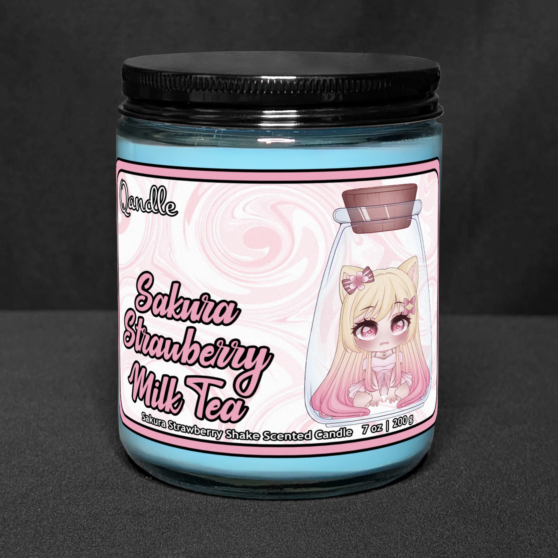 Sakura Strawberry Milk Tea Candle