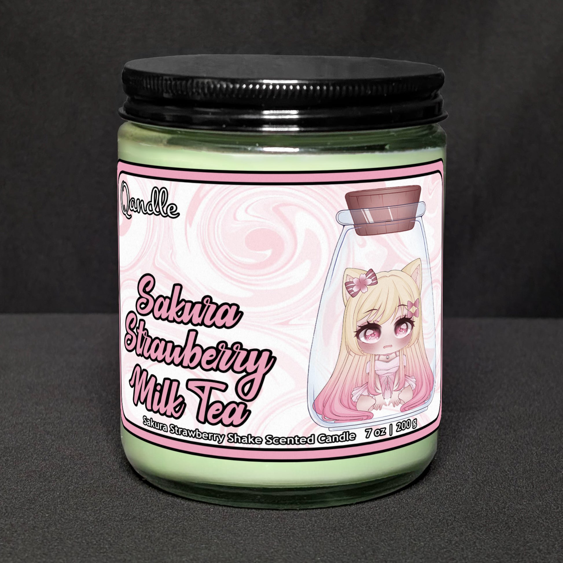 Sakura Strawberry Milk Tea Candle