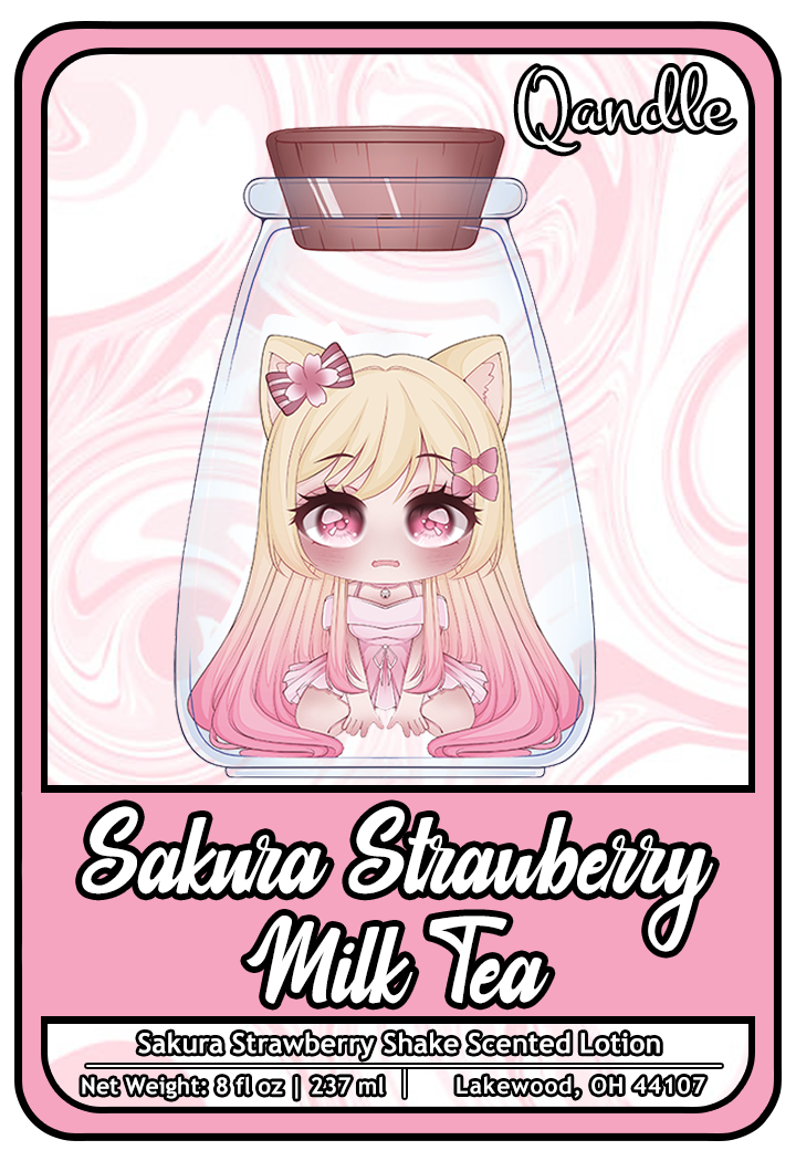 Sakura Strawberry Milk Tea Lotion