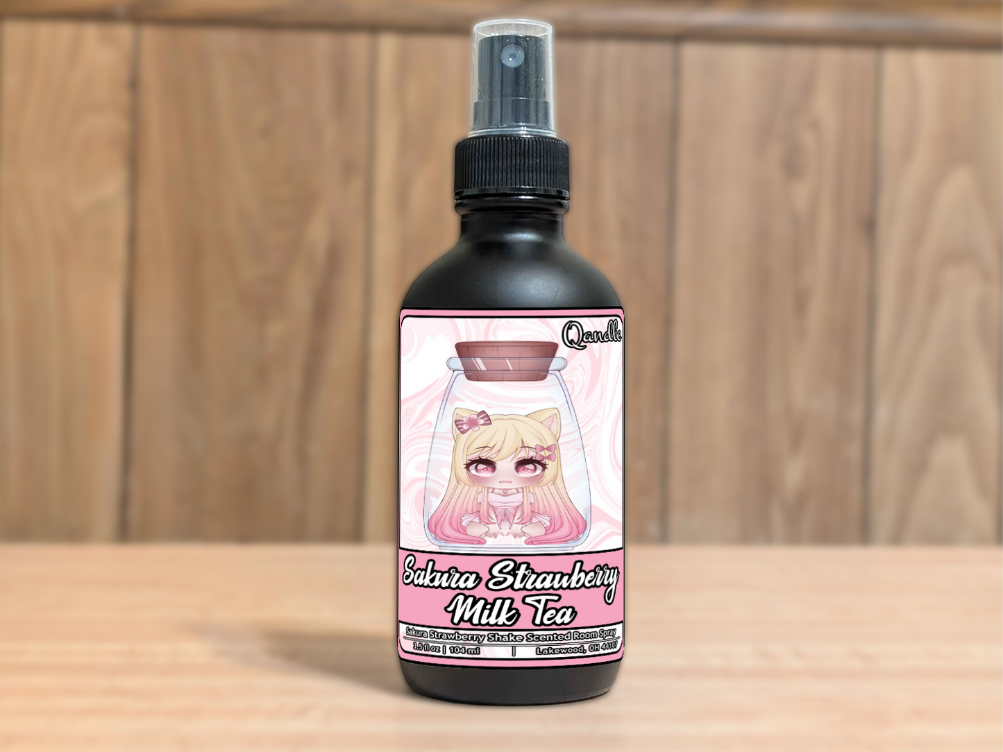 Sakura Strawberry Milk Tea Room Spray