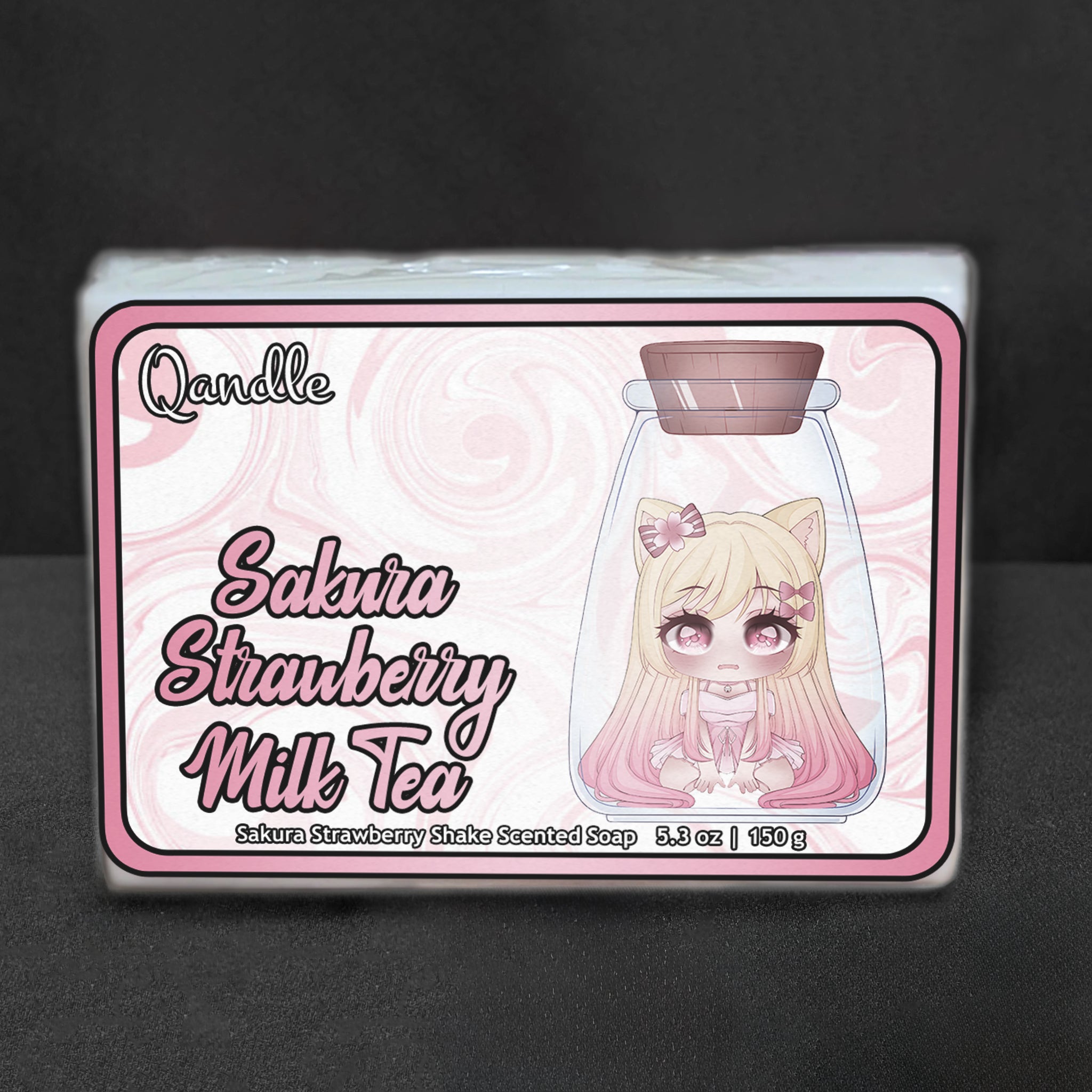 Sakura Strawberry Milk Tea Soap Bar