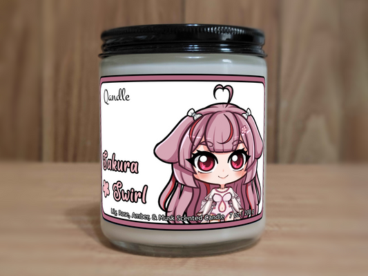 Sakura Swirl Candle