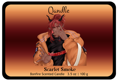 Scarlet Smoke Feminine Body Candle