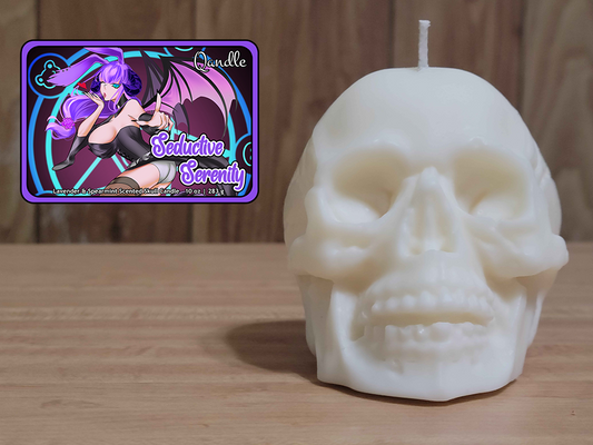 Seductive Serenity Skull Candle