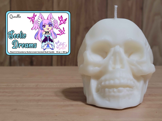 Seelie Dreams Skull Candle