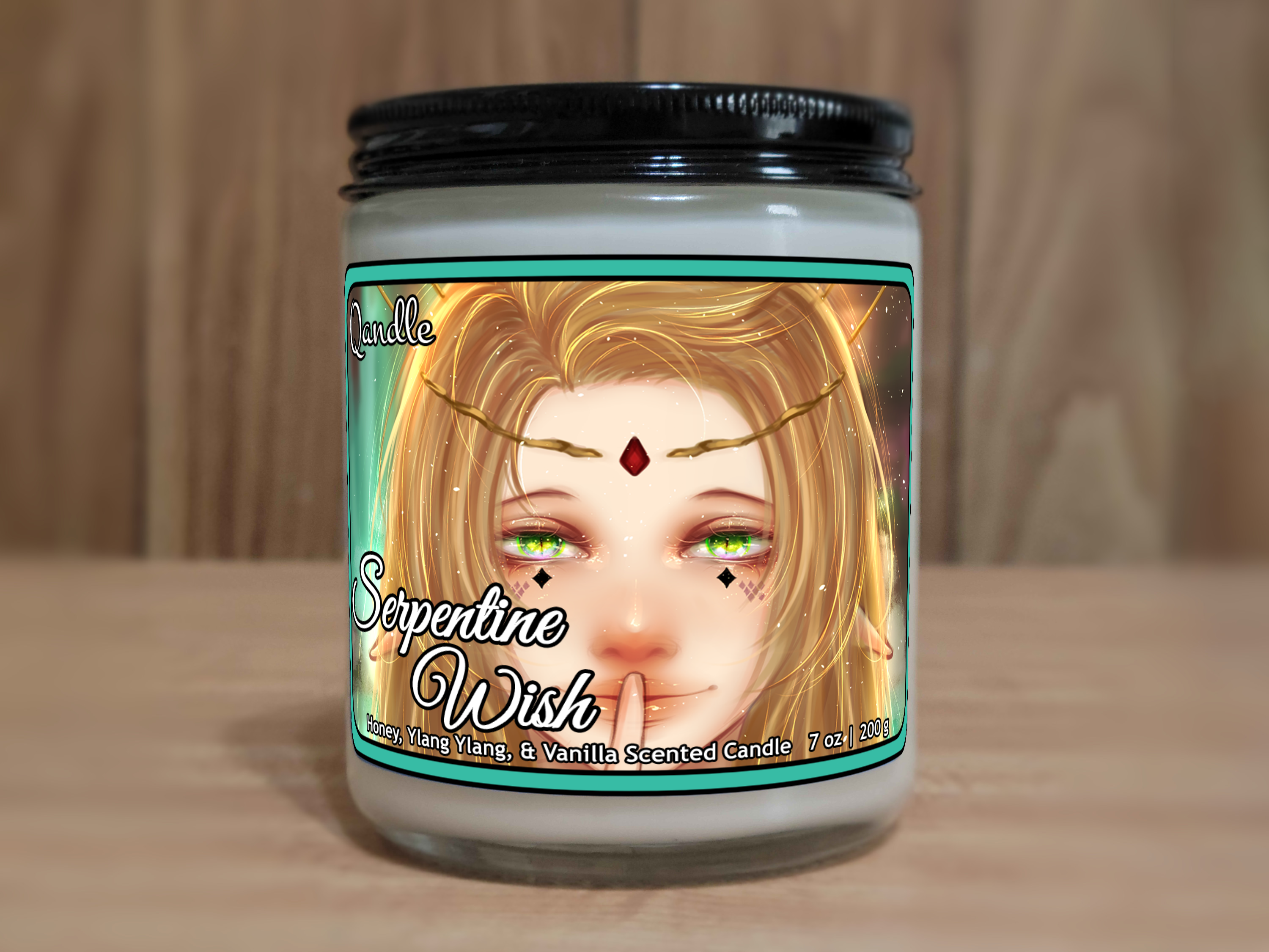 Serpentine Wish Candle