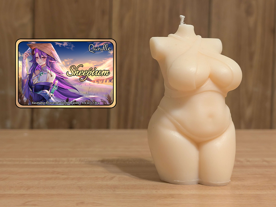 Sheepium Curvy Body Candle