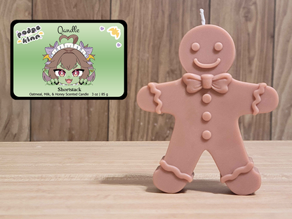 Shortstack Gingerbread Man Candle