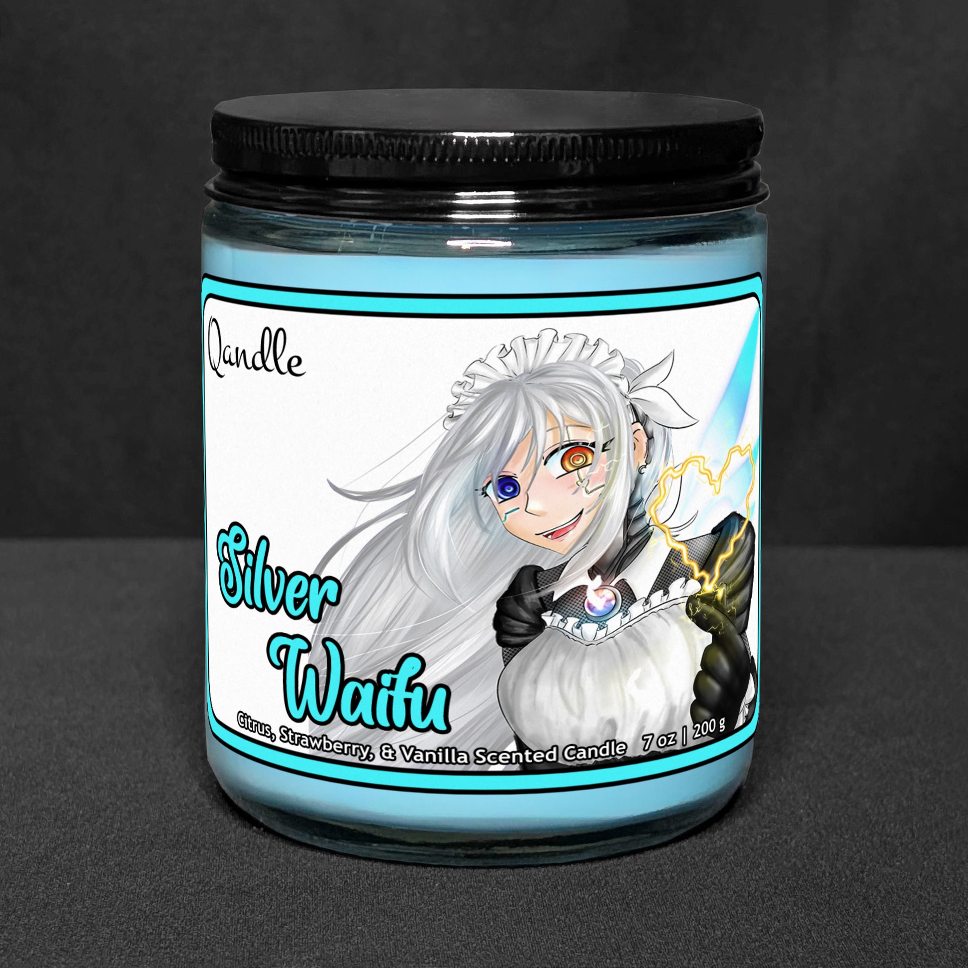 Silver Waifu Candle