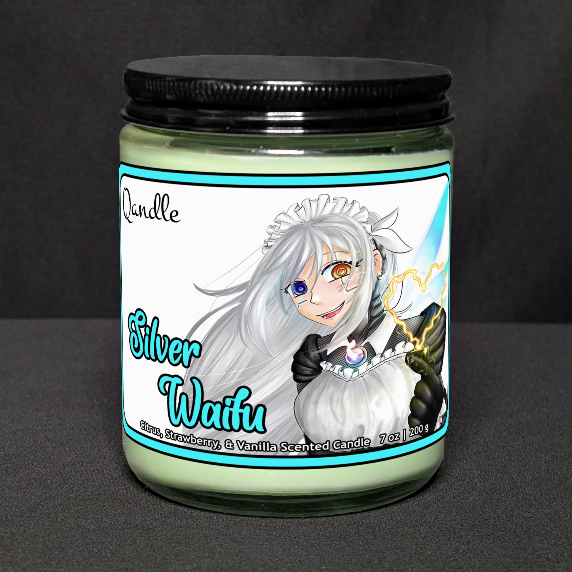 Silver Waifu Candle