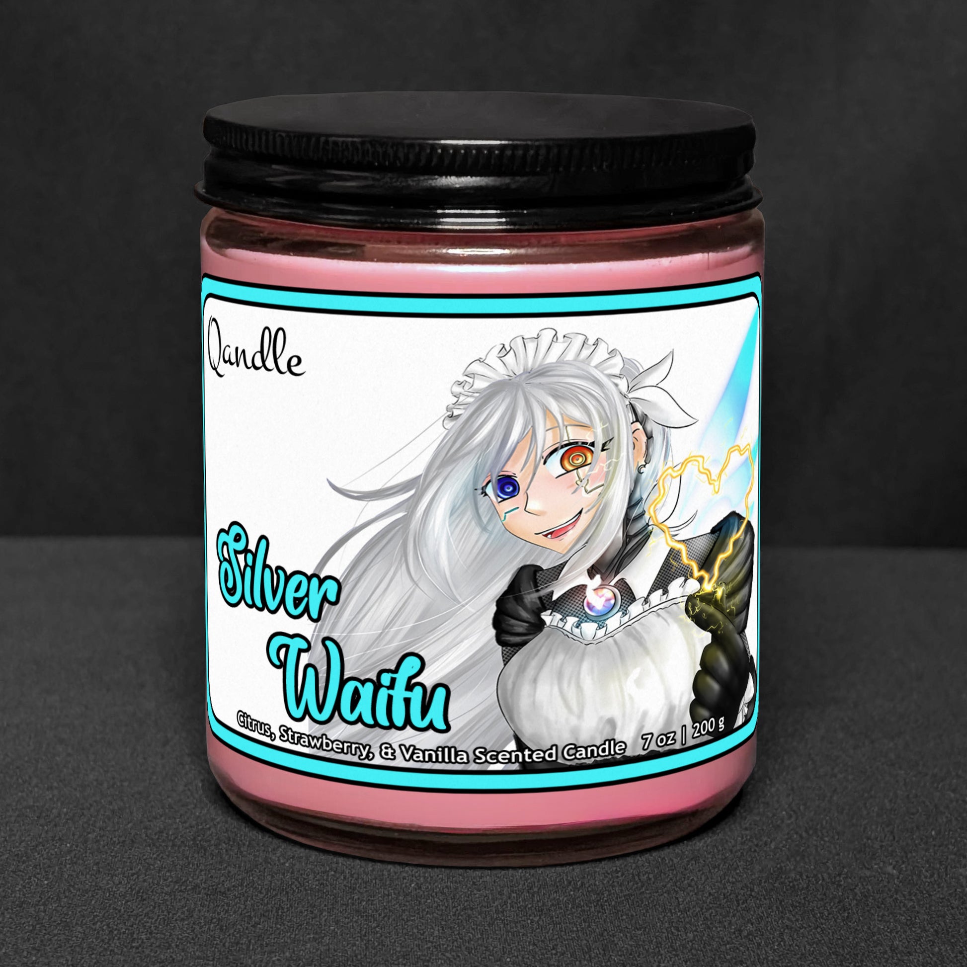 Silver Waifu Candle