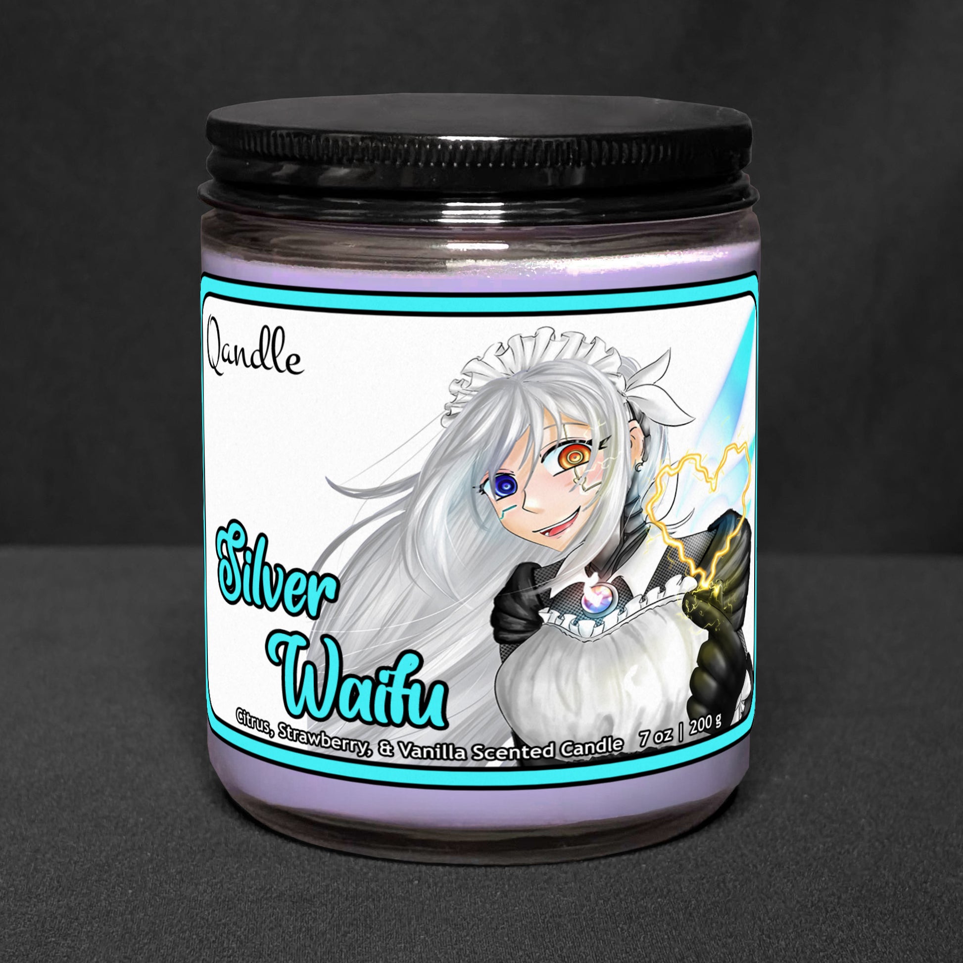 Silver Waifu Candle