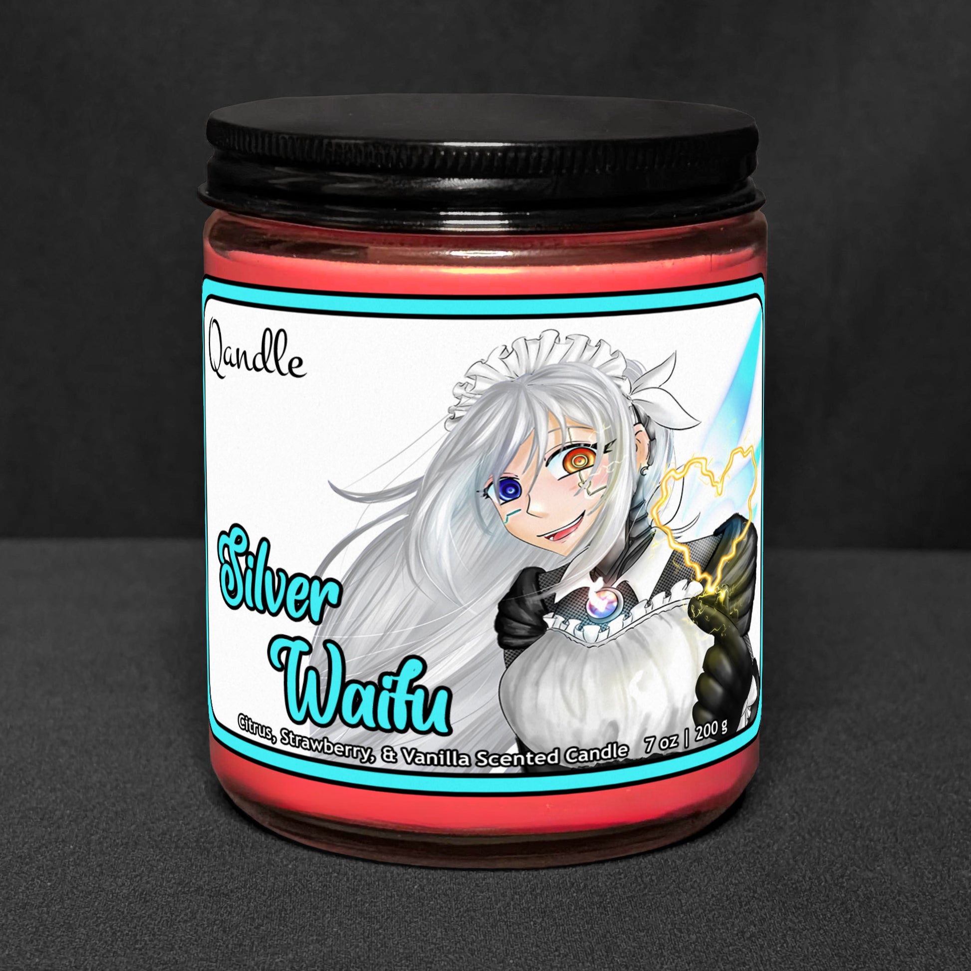 Silver Waifu Candle
