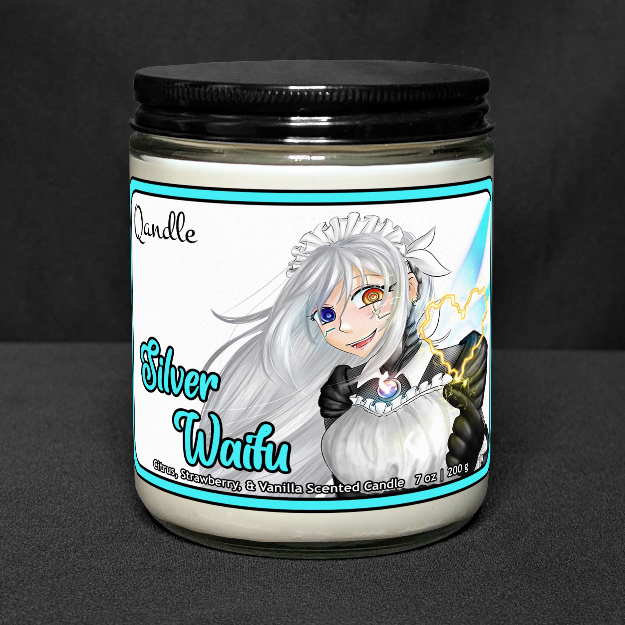 Silver Waifu Candle