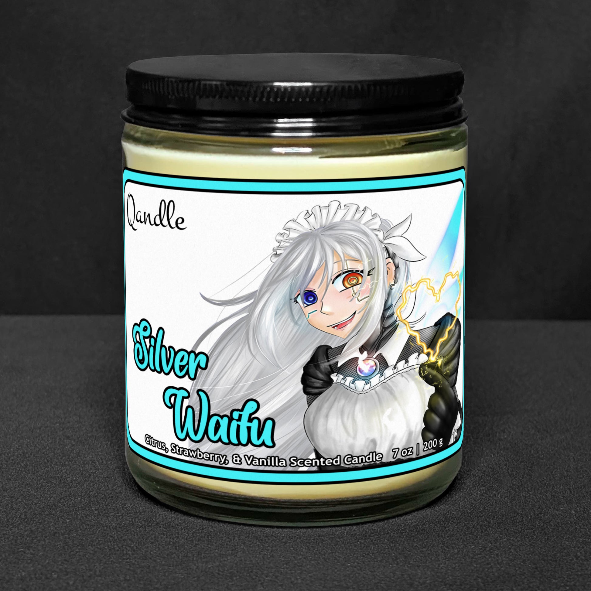 Silver Waifu Candle