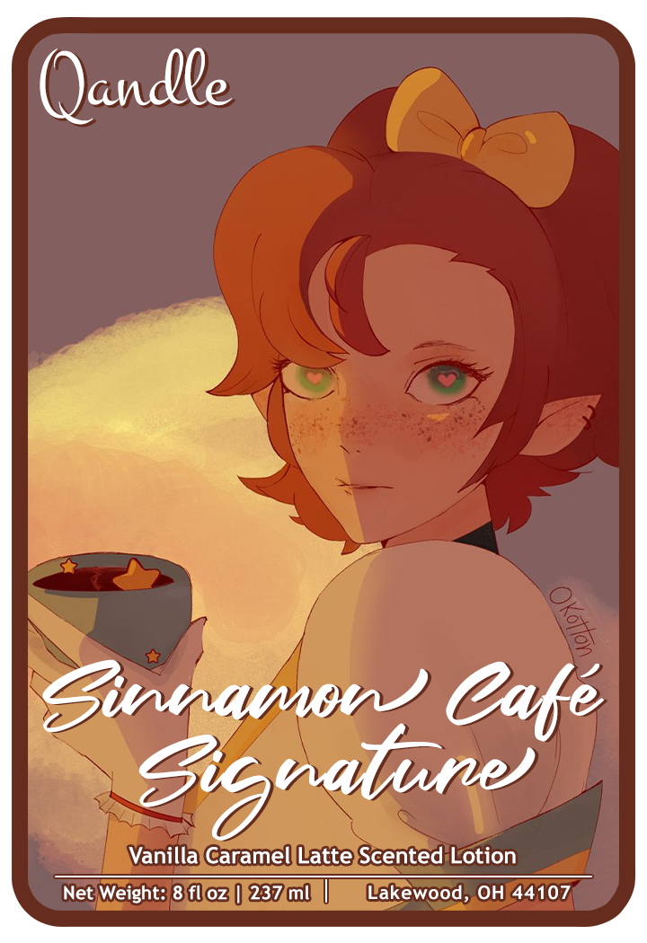Sinnamon Cafe Signature Lotion
